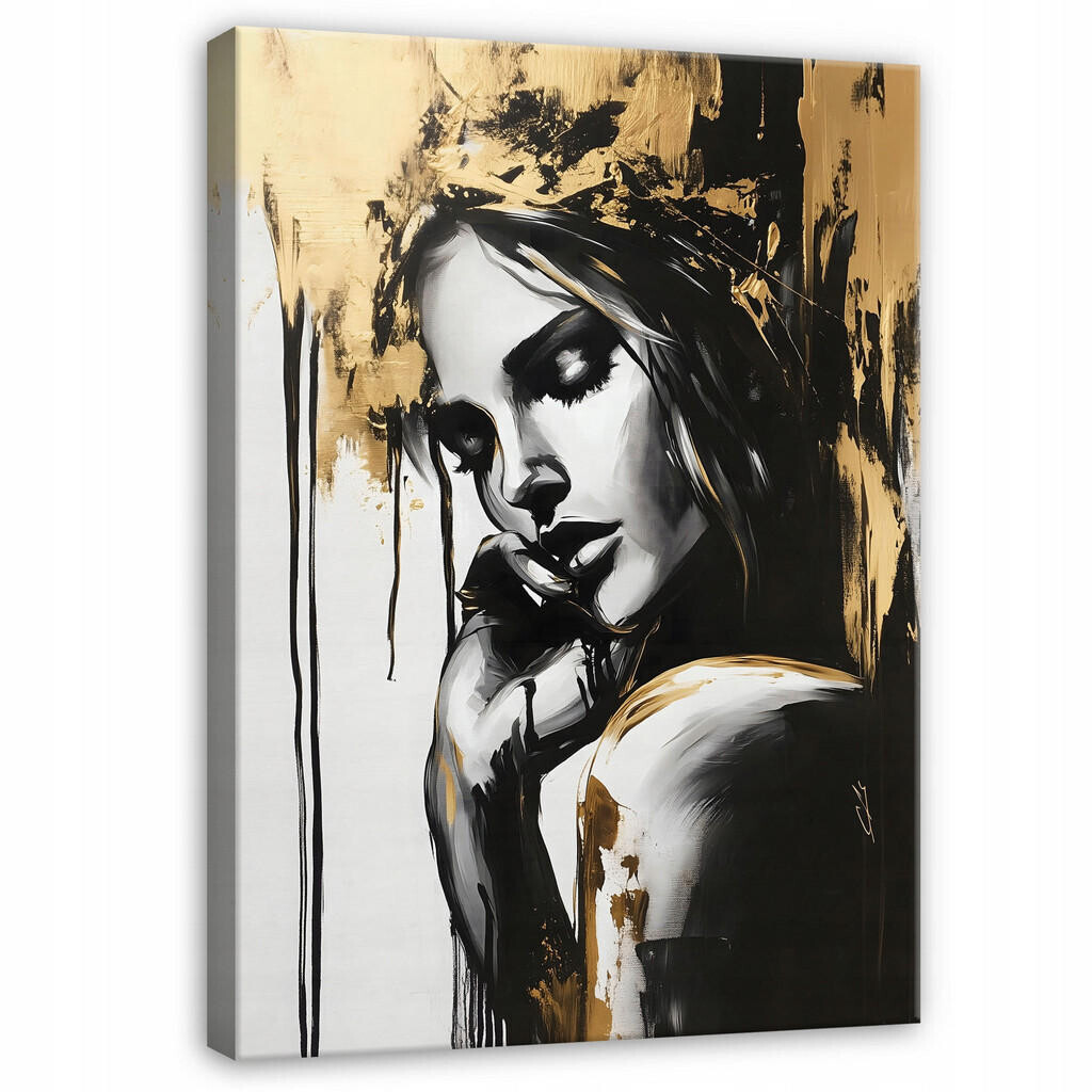 Wallarena OBRAZY na plátně Abstraktní žena Moderní nástěnné umění Velké 120x80