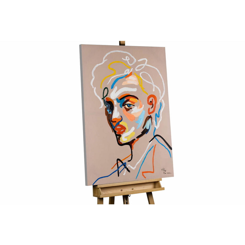 KUNSTLOFT RUČNĚ MALOVANÝ AKRYLOVÝ OBRAZ BÉŽOVÝ, 75/100 CM