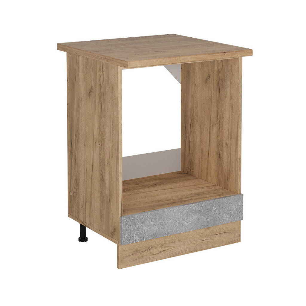 Vicco SKŘÍŇKA NA VESTAVĚNOU TROUBU R-Line Beton 60 cm , PD Dub