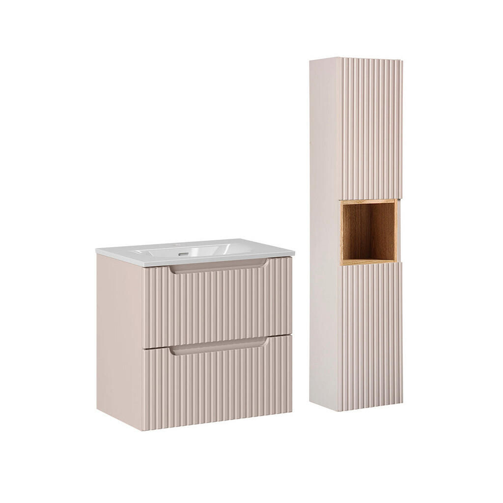 Petits-meubles KOUPELNOVÝ NÁBYTEK 60cm Riva 2er-Set Kašmír