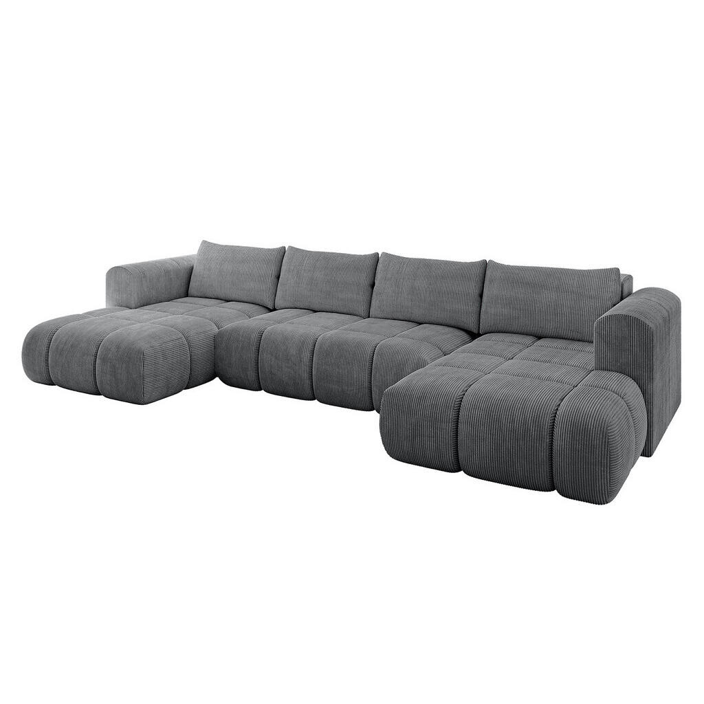 ALTDECOR SEDACÍ SOUPRAVA CLOUD-U 405 x 185 x 90 tmavě šedý manšestr