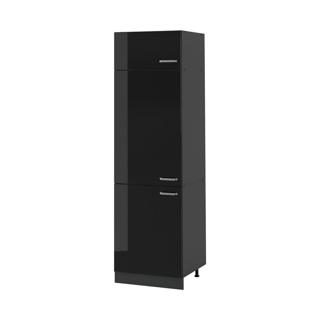 Vicco VYSOKÁ SKŘÍŇ R-Line, Černý vysoký lesk/Antracit, 60 cm