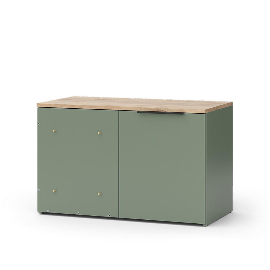 Vicco KREDENC Wido Zelená 80 x 50 cm s dveřmi