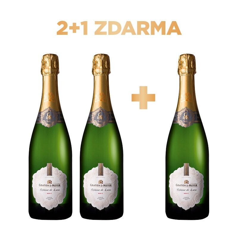 Gratien & Meyer Crémant de Loire AOC 2+1 ZDARMA