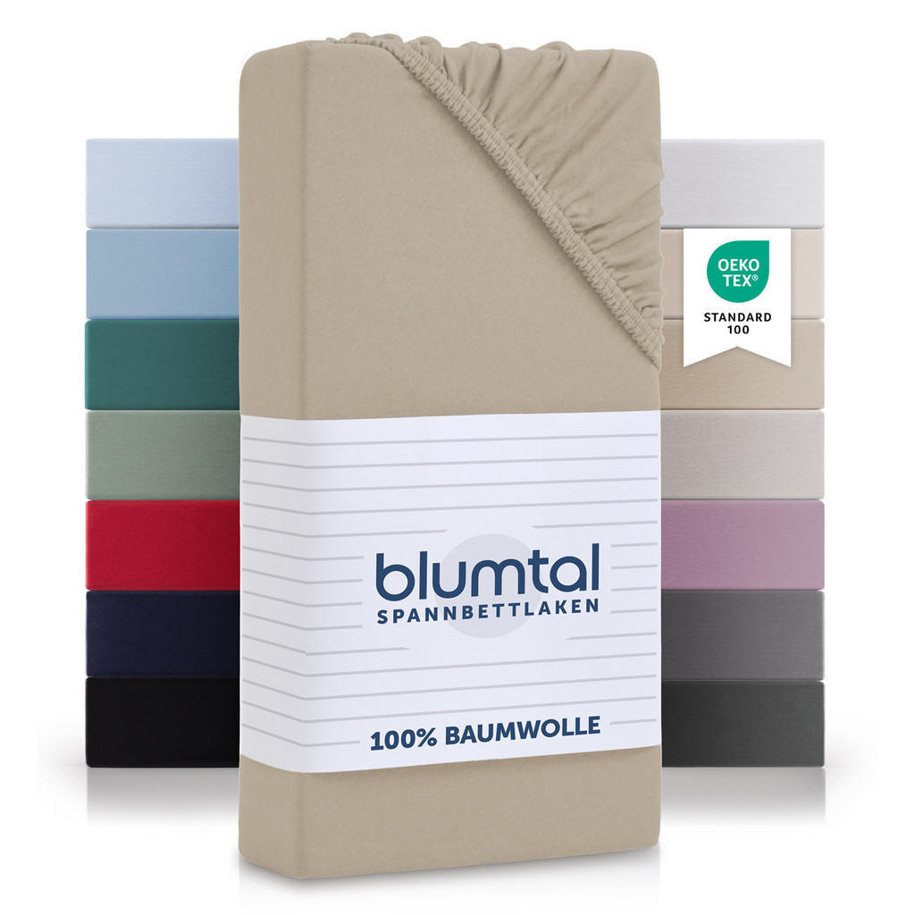 Blumtal NAPÍNACÍ PROSTĚRADLO 150/200 cm, taupe