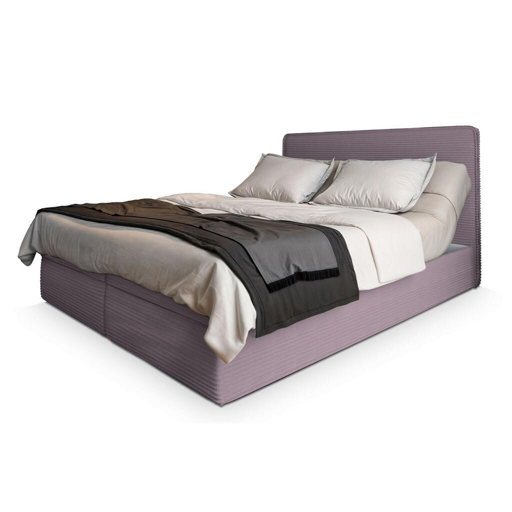 MASSENO AMERICKÁ POSTEL ASTOR 180x200 cm, s matrací a úložným prostorem, starorůžová