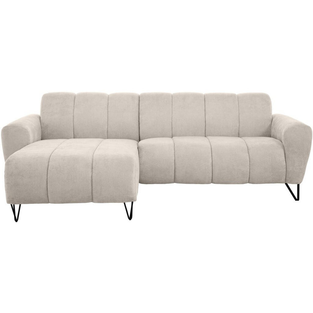 Beautysofa ROHOVÁ pohovka Volare Mini bez funkce spaní, béžová, levá, látka Storm