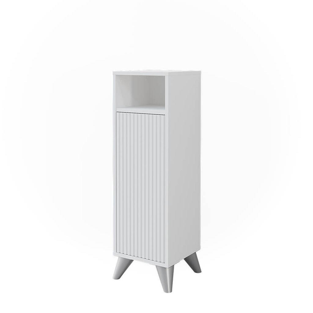 Vicco STŘEDNÍ SKŘÍŇKA Leano Bílá 30 x 97 cm s dveřmi