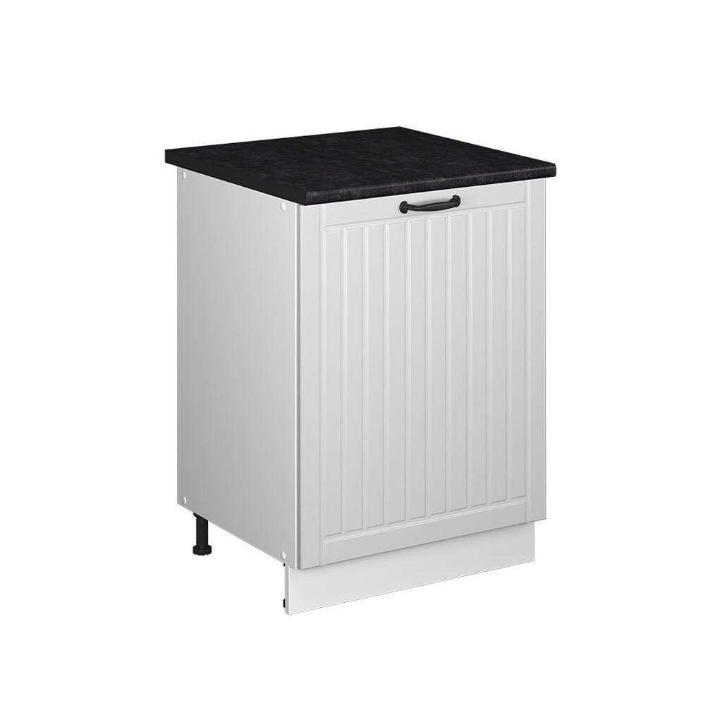 Vicco SPODNÍ SKŘÍŇKA KUCHYŇSKÉ LINKY Fame-Line, Bílý venkovský dům/Bílá, 60 cm 1 dvířka s pracovní deskou