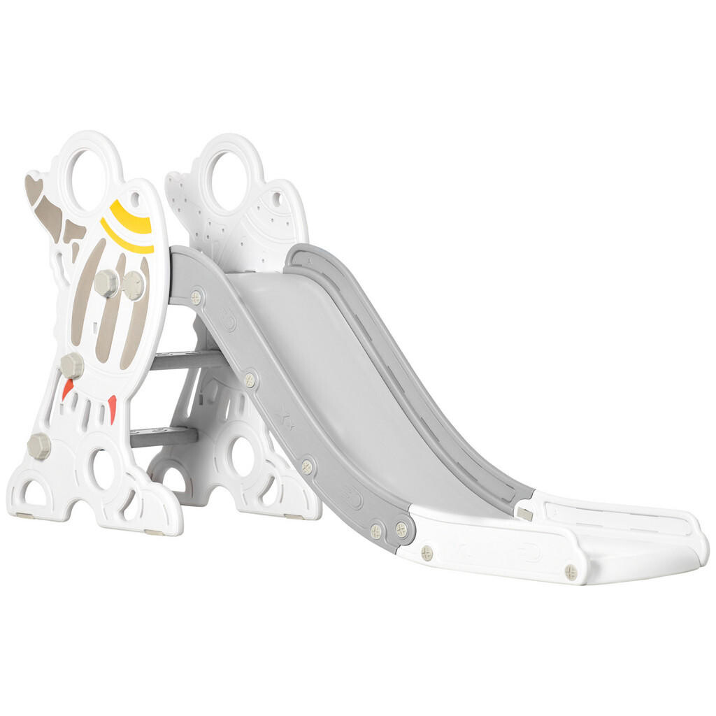 AIYAPLAY DĚTSKÁ SKLUZAVKA, zahradní skluzavka pro děti od 1,5 do 3 let, s motivem rakety