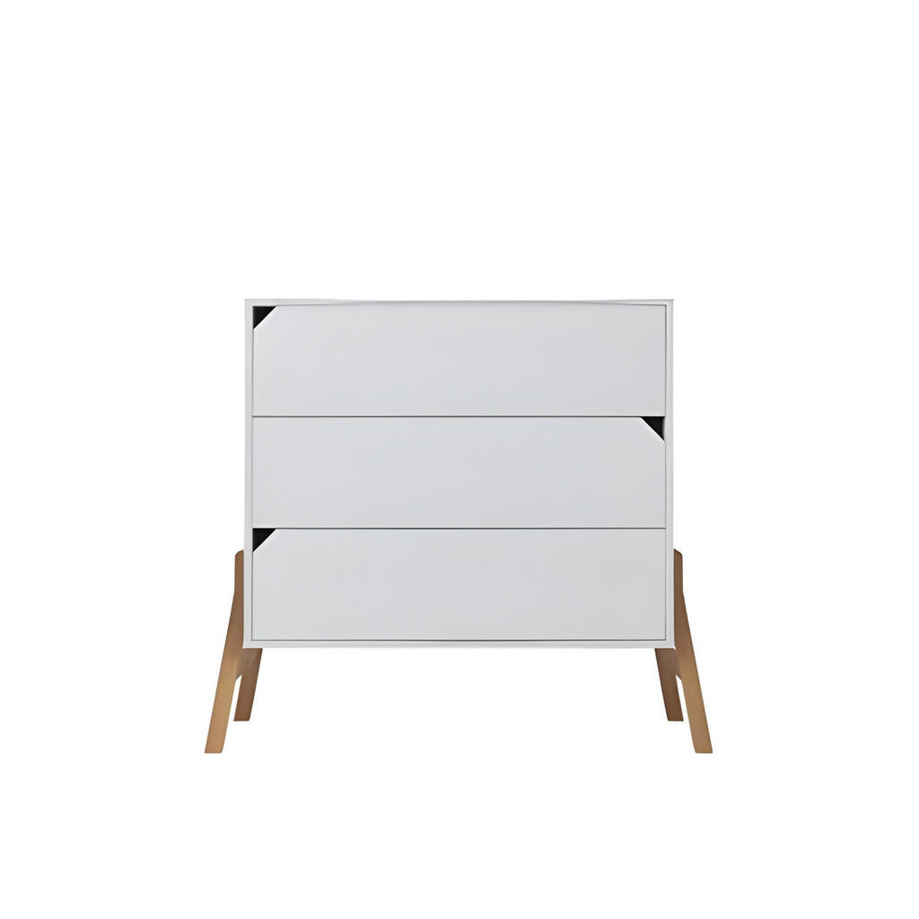 RAUMHIRSCH FURNITURE DĚTSKÁ KOMODA Lotta – rustikální elegance a funkčnost Bílá