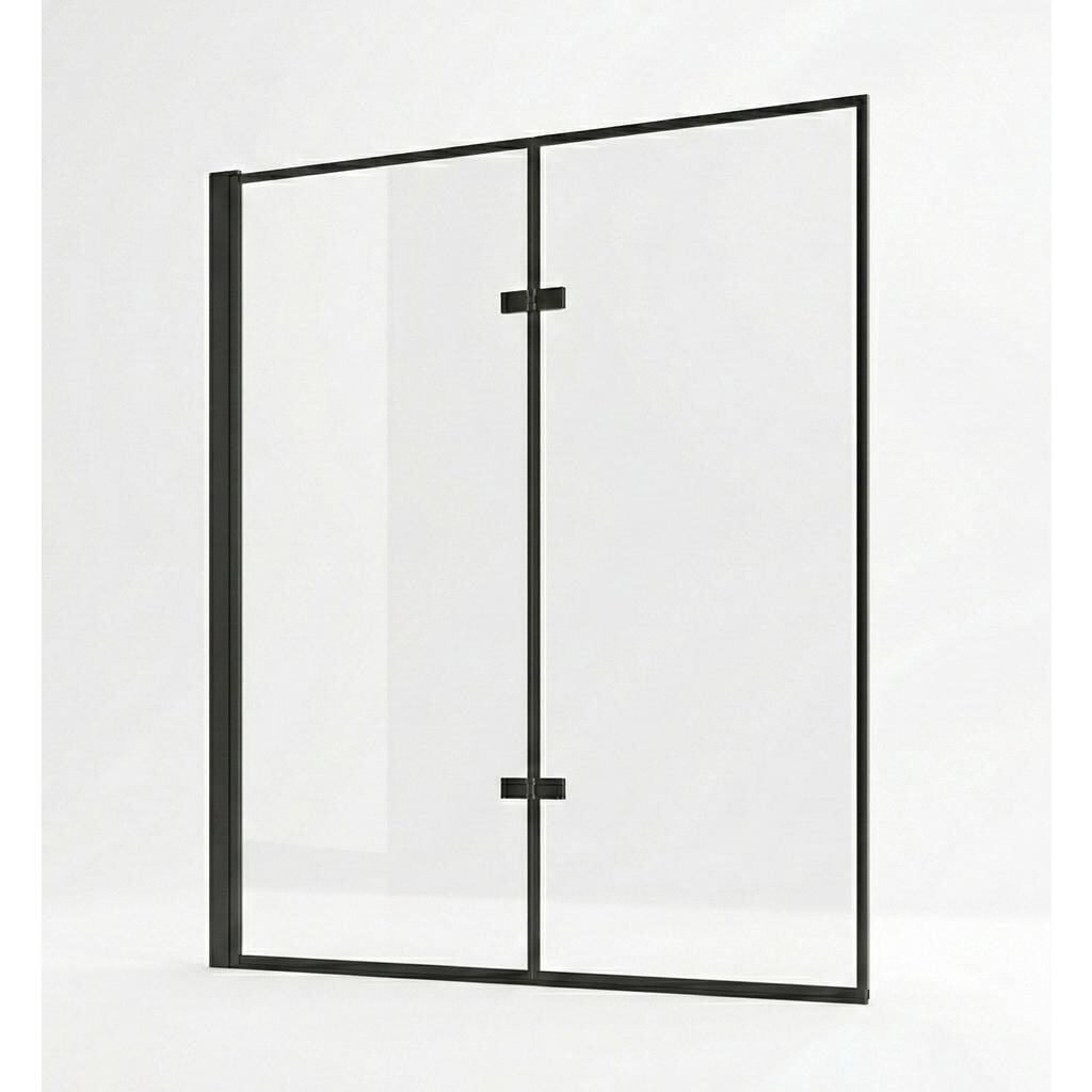 Badplaats VANOVÁ ZÁSTĚNA Medal 2 díly černá - 120 x 140 cm