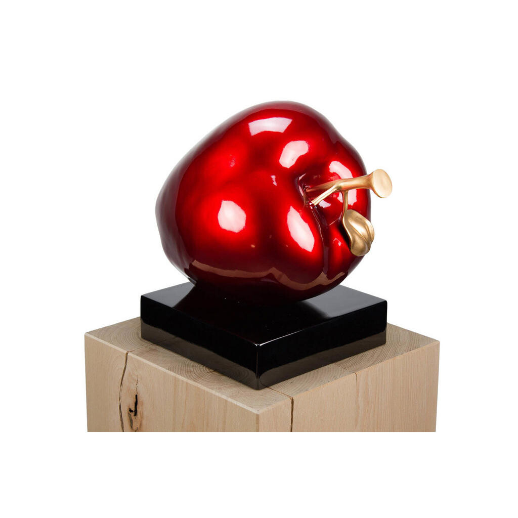 KUNSTLOFT DEKORATIVNÍ SOCHA ČERVENÁ, 32/31 CM