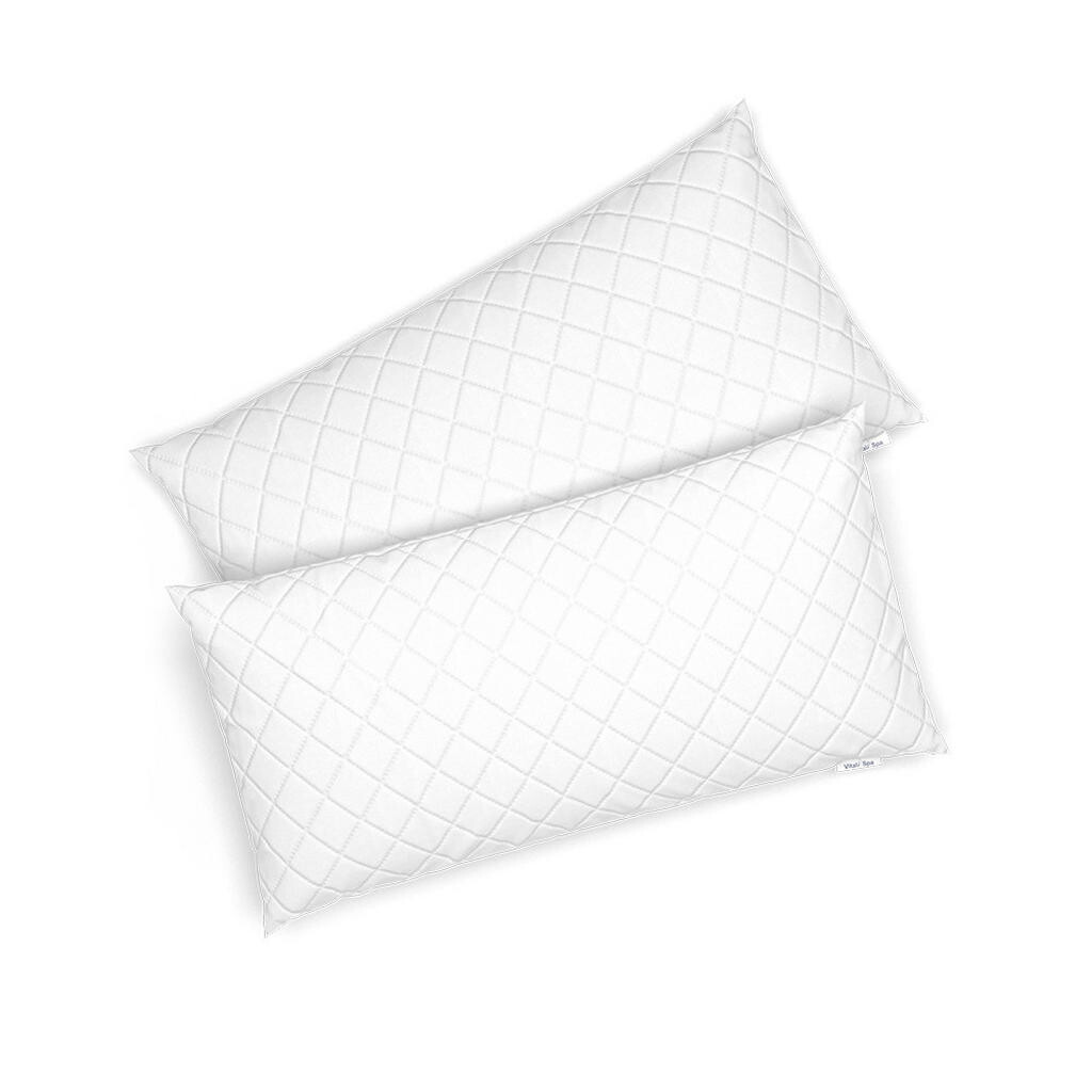 VitaliSpa POLŠTÁŘ Bílá 40 x 80 cm Sada 2 kusů