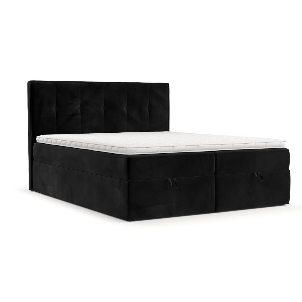 AltaBeds POSTEL BOXSPRING TIVRA 200/200 Černá