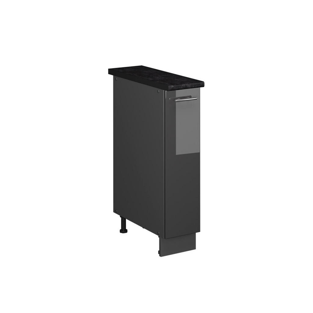 Vicco LÉKÁRNIČKOVÁ SKŘÍŇKA Fame-Line, Antracitový vysoký lesk/Antracit, 20 cm, PD Antracit