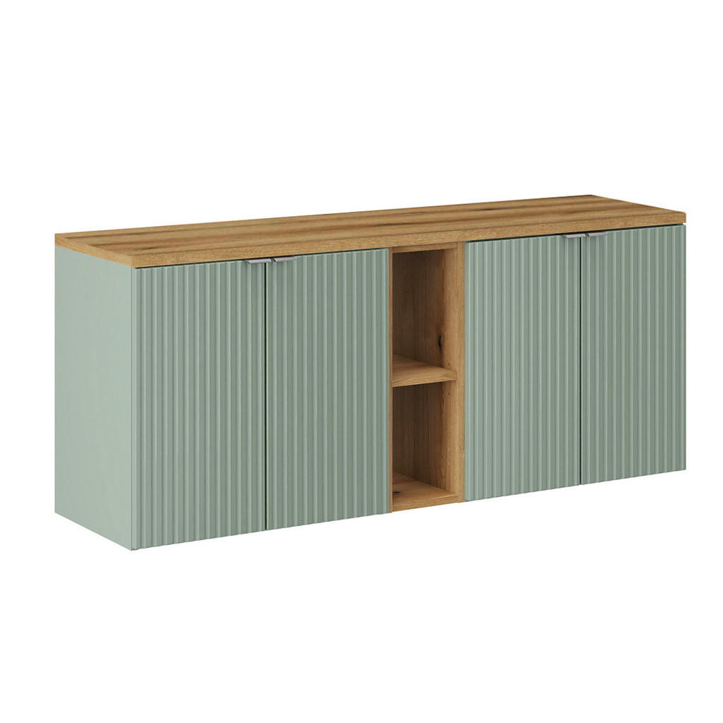 Petits-meubles SKŘÍŇKA POD UMYVADLO 140.4cm Jade Zelená a dřevo