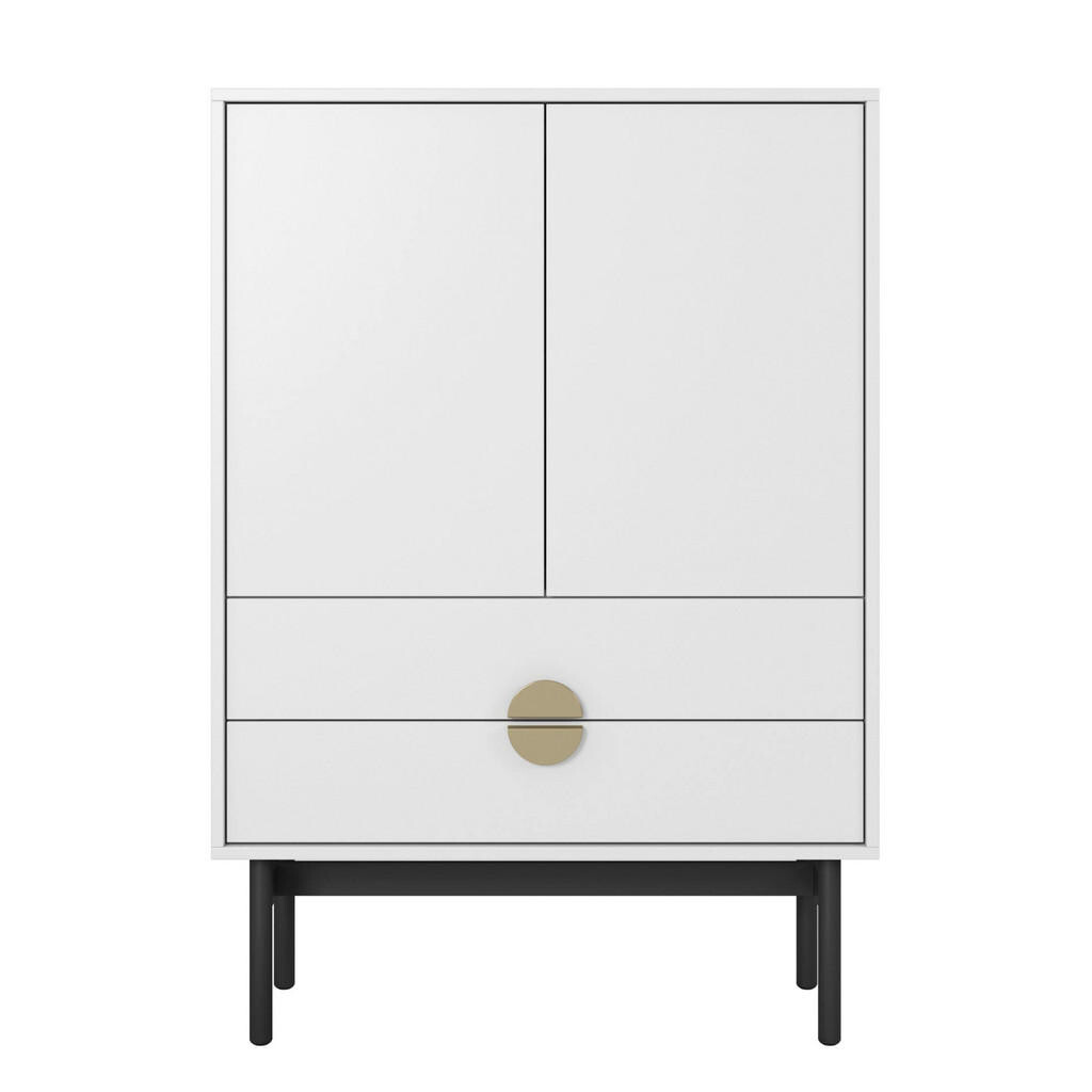 Selsey VYSOKÁ KOMODA Stoon II 2-dveřová 85 cm