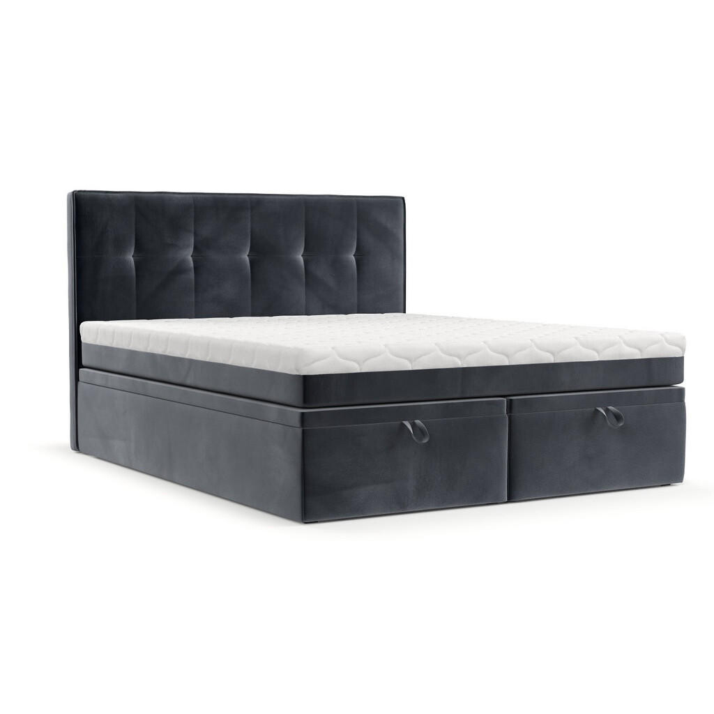 AltaBeds POSTEL BOXSPRING ARIVO 180/200 Tmavě šedá