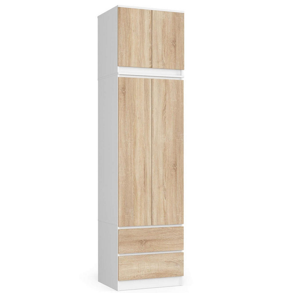 RAUMHIRSCH FURNITURE ŠATNÍK Bílý, dub Sonoma 234/60/51