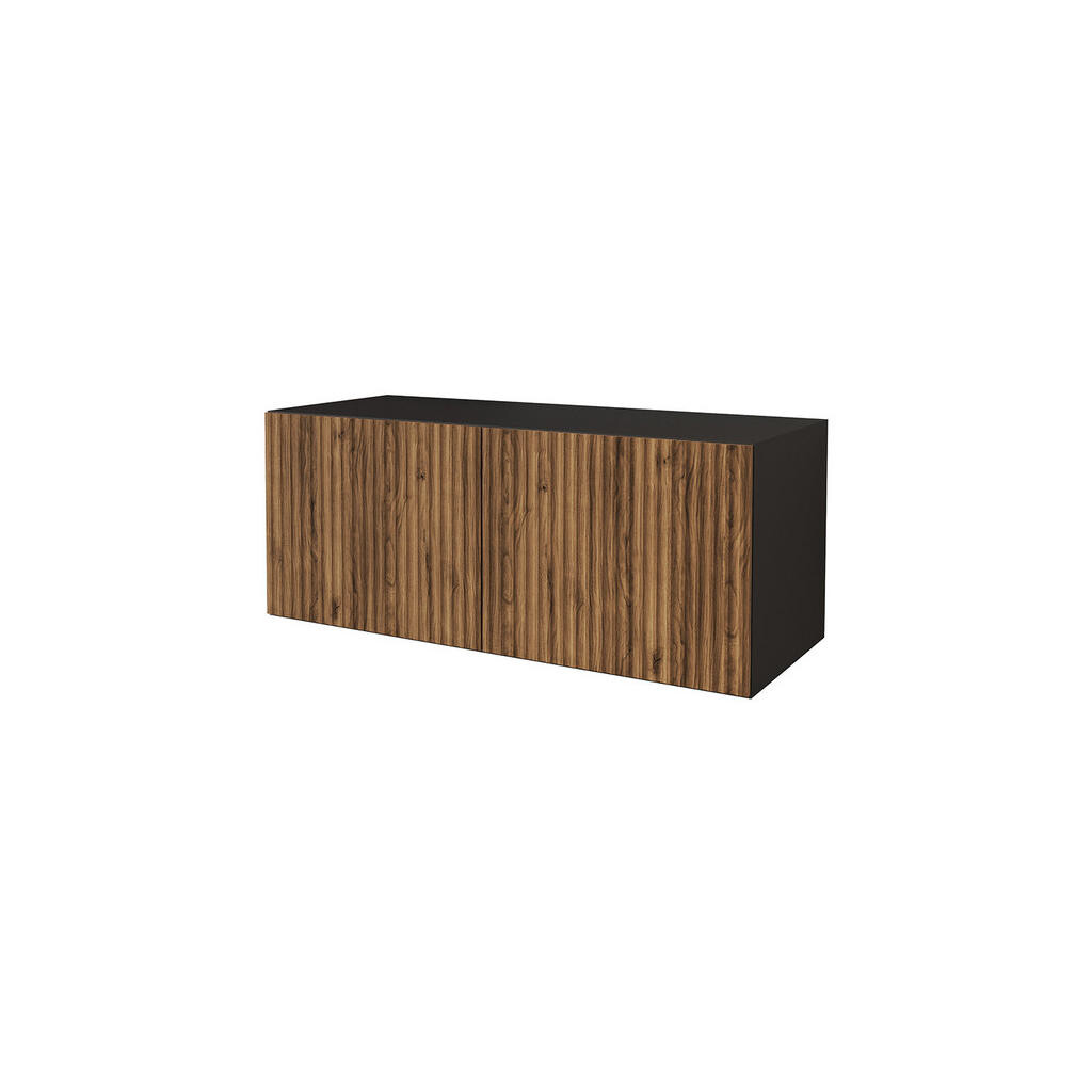 ALTDECOR NÍZKÁ komoda NOA-2-W 100 x 40 x 40 cm – černá / Katania