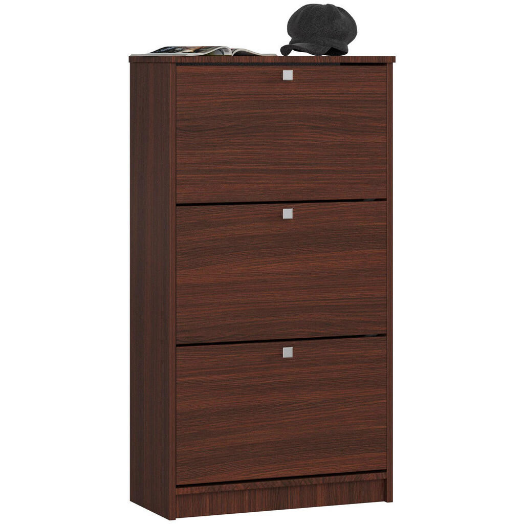 RAUMHIRSCH FURNITURE SKŘÍŇ NA BOTY Tmavě hnědá 113/60/28,5