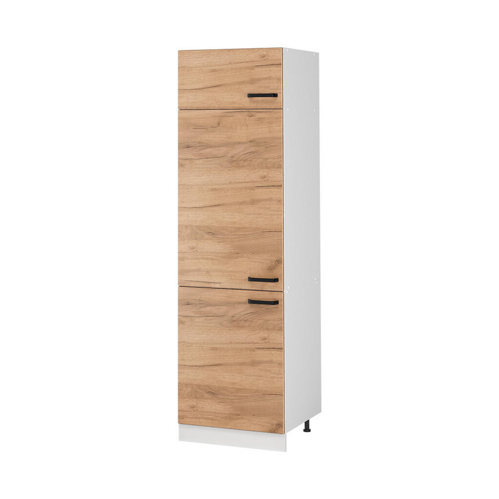 Vicco VYSOKÁ SKŘÍŇ R-Line, Zlatý mocný dub/Bílá, 60 cm