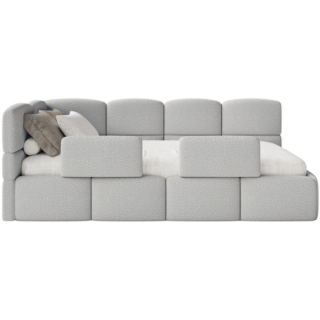 Selsey DĚTSKÁ POSTEL Cloudy světle šedá 120 cm, buklé