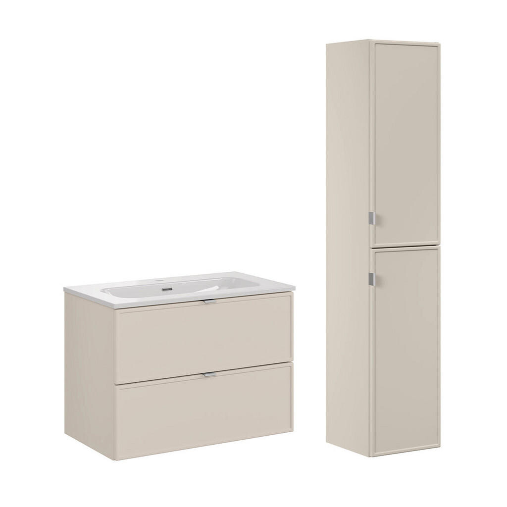 Petits-meubles KOUPELNOVÝ NÁBYTEK 80.2cm Alba 2er-Set Kašmír