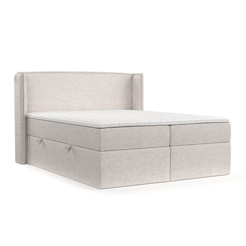 AltaBeds POSTEL BOXSPRING VIVA 140/200 Světle béžová