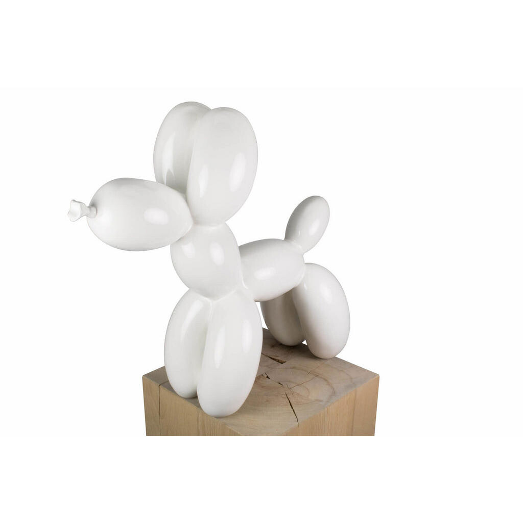 KUNSTLOFT DEKORATIVNÍ SOCHA BÍLÁ, 50/46 CM