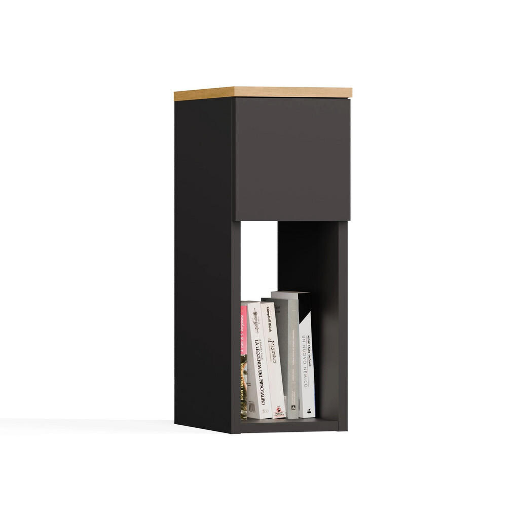 RAUMHIRSCH FURNITURE NOČNÍ STOLEK antracit, Artisan 20/55/30
