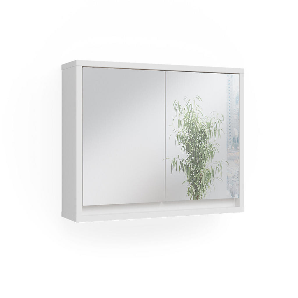 Vicco KOUPELNOVÁ ZRCADLOVÁ SKŘÍŇKA Mila Bílá 55 x 45 cm