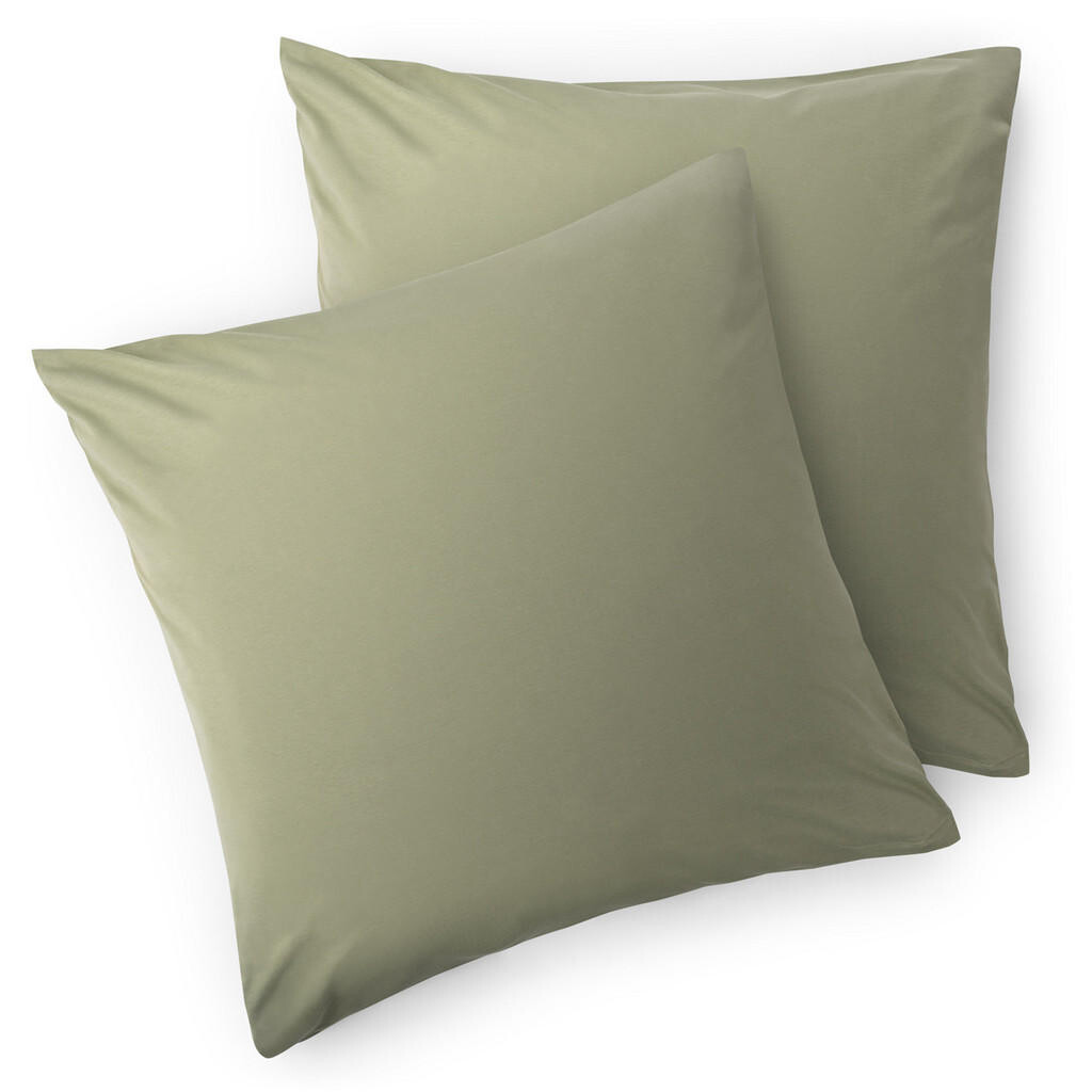 Blumtal POVLAK na polštář Agneta 50/50 cm, sada 2 ks, 100% bavlna, Olivově zelená