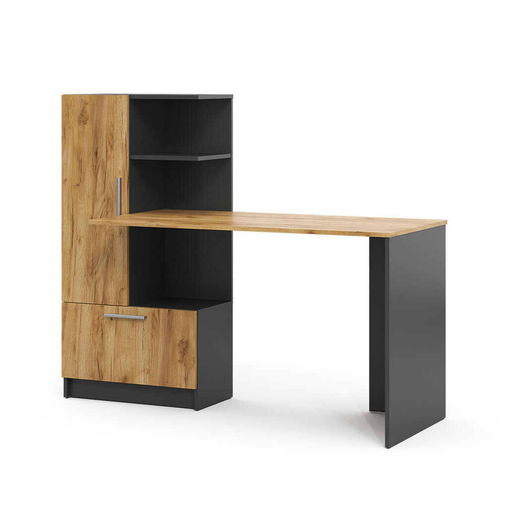 Vicco PRACOVNÍ STŮL Tomy Antracit/zlatý dub 150 x 59 cm