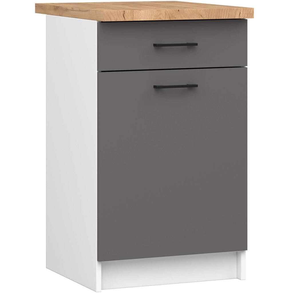 RAUMHIRSCH FURNITURE SPODNÍ SKŘÍŇ Bílá, grafitově šedá 85/50/46