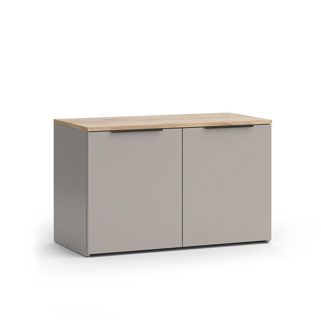 Vicco KREDENC Wido Greige 80 x 50 cm se 2 dveřmi
