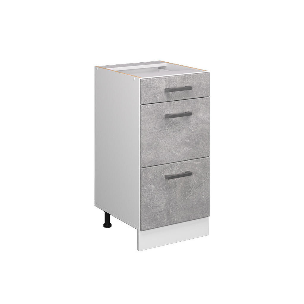Vicco UNIVERZÁLNÍ ZÁKLADNÍ JEDNOTKA R-Line Beton 40 cm se zásuvkami, bez pracovní desky
