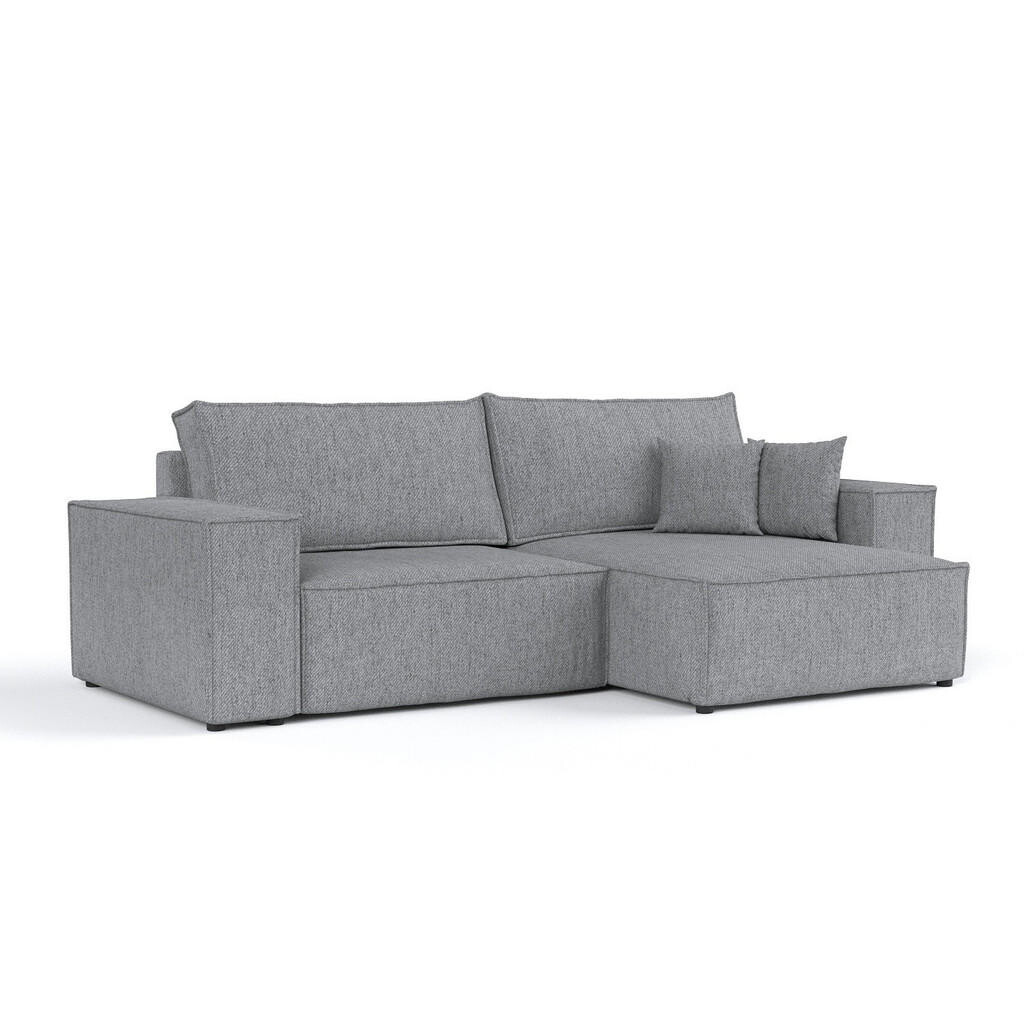 AltaBeds ROHOVÁ SEDAČKA CAVO, textil, Šedá