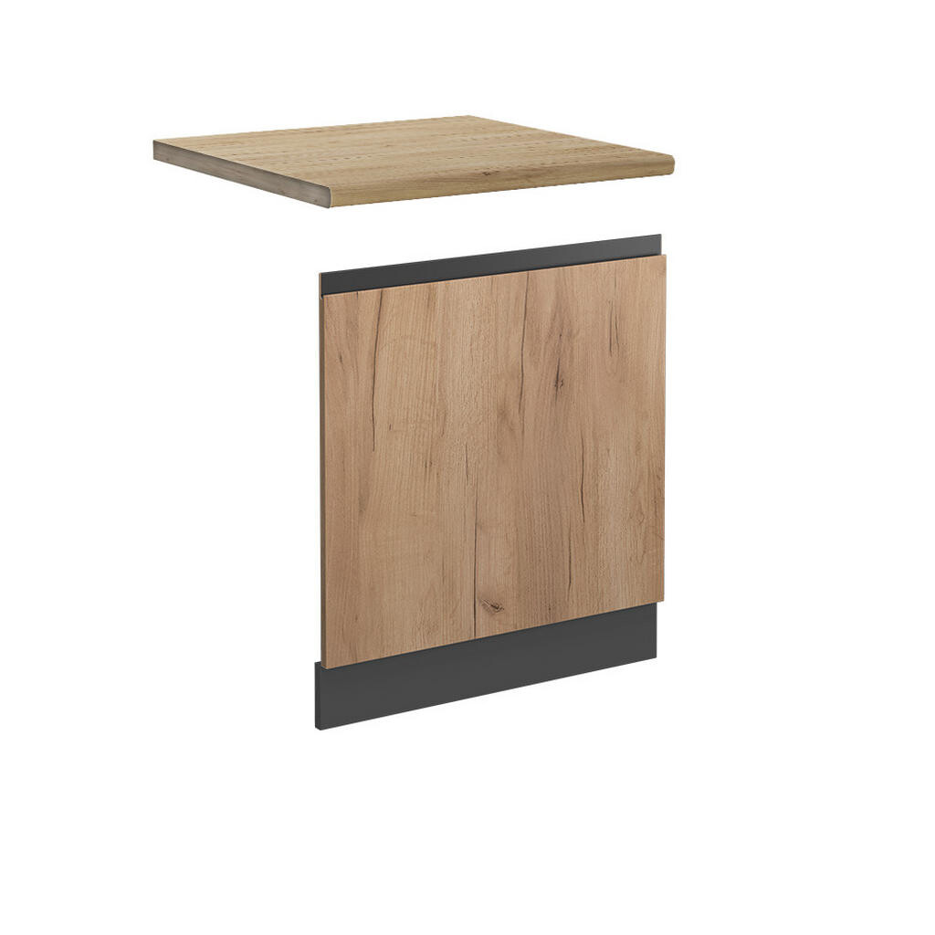 Vicco PŘEDNÍ PANEL R-Line Zlatý mocný dub 60 cm , PD Dub