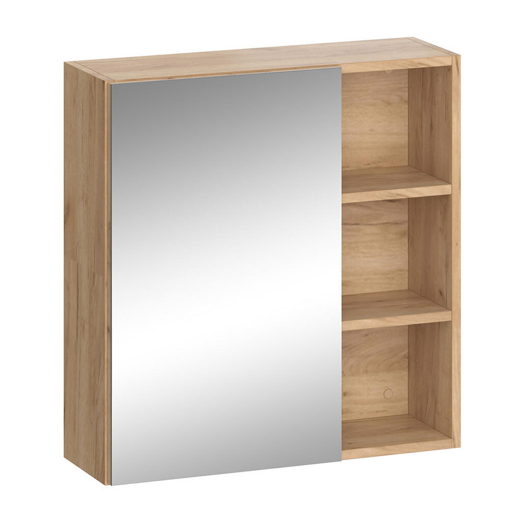 Vicco KOUPELNOVÁ ZRCADLOVÁ SKŘÍŇKA Senyo Antracit 62 x 64 cm