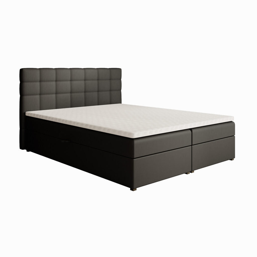 Beautysofa ČALOUNĚNÁ postel Topiq 164/203/103, černá
