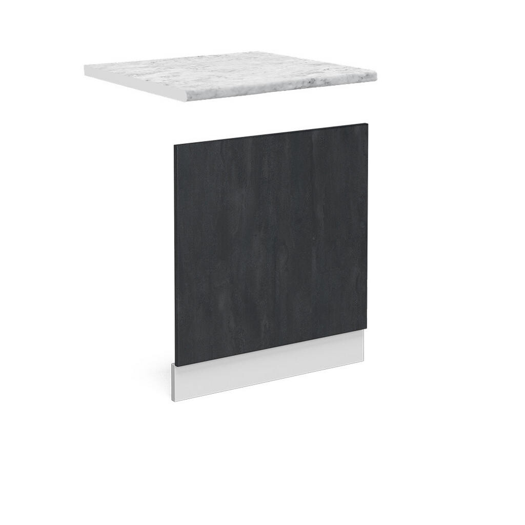 Vicco PŘEDNÍ PANEL R-Line Černý beton 60 cm PD Mramor