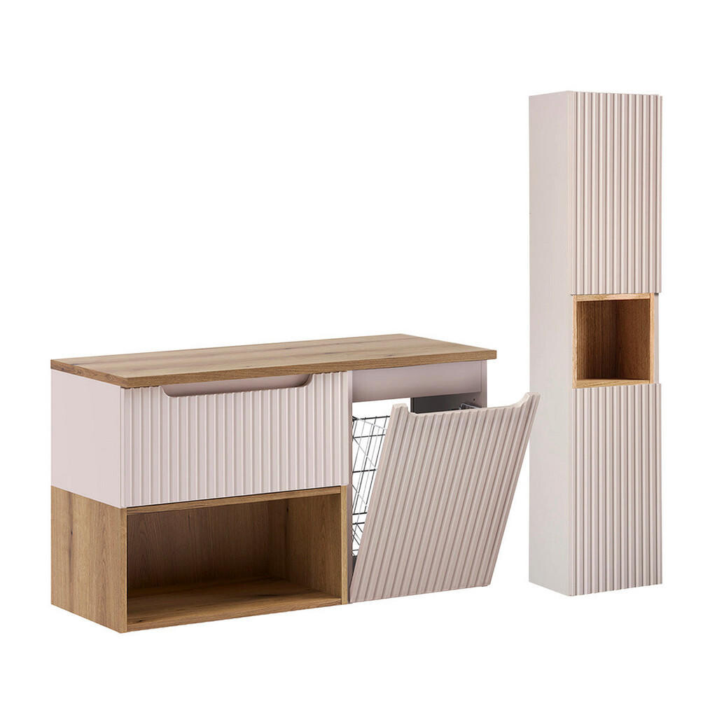 Petits-meubles SKŘÍŇKA POD UMYVADLO 100.4cm Riva 2er-Set Kašmír