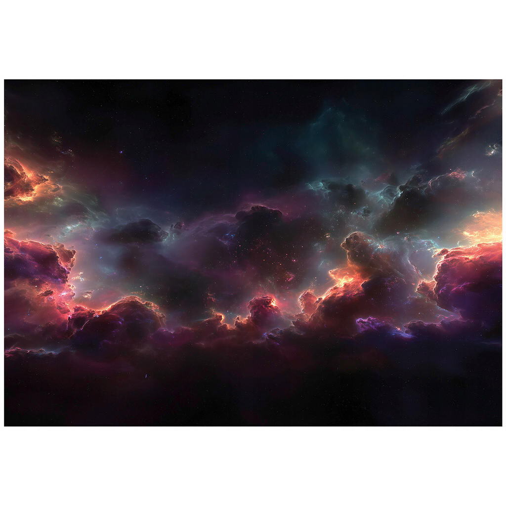 Wallarena FOTOTAPETA Mraky Kosmos Černá 250x175 cm