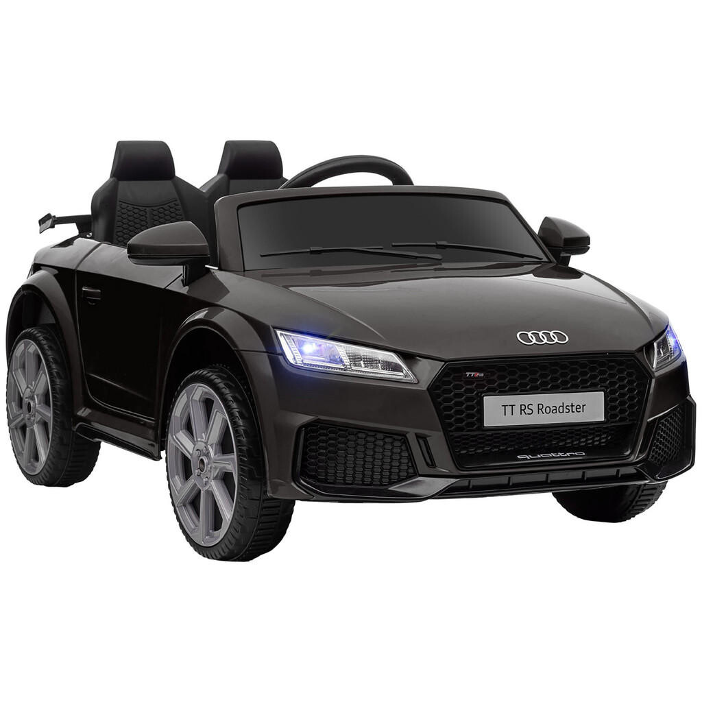 HOMCOM DĚTSKÉ elektrické auto 12 V s dálkovým ovládáním 2,4 GHz, hudbou, černé