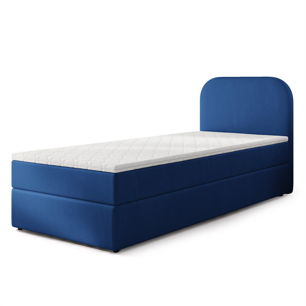 MASSENO AMERICKÁ POSTEL CERIA 100x200 cm, s matrací a úložným prostorem, KRONOS 09, Blau