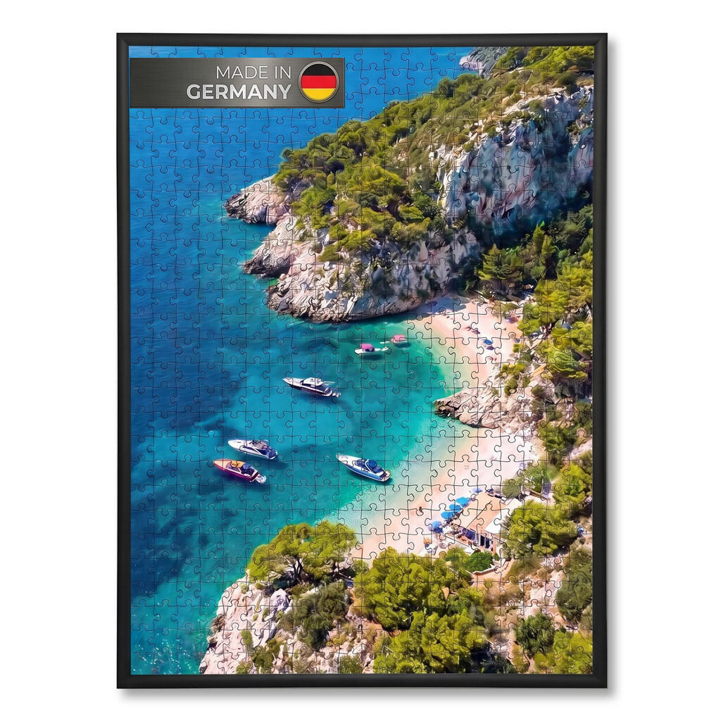 K-Möbel RÁM NA PUZZLE 32/47 cm hliníkový černý