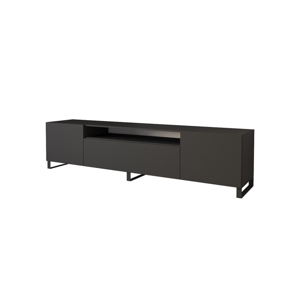 ALTDECOR NÍZKÁ komoda ELIO-S 200 x 53 x 41 cm – černá