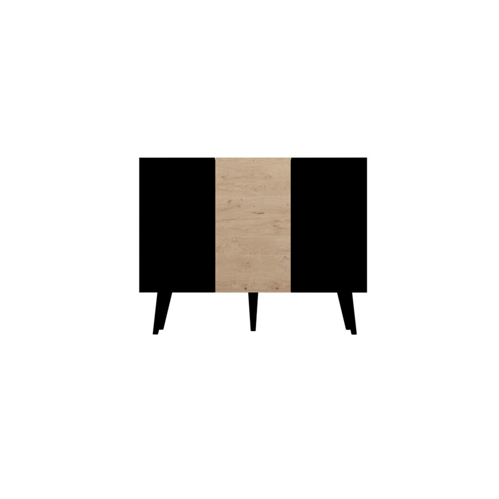 RAUMHIRSCH FURNITURE KOMODA Toronto černá, dub 39,9/95,5/120